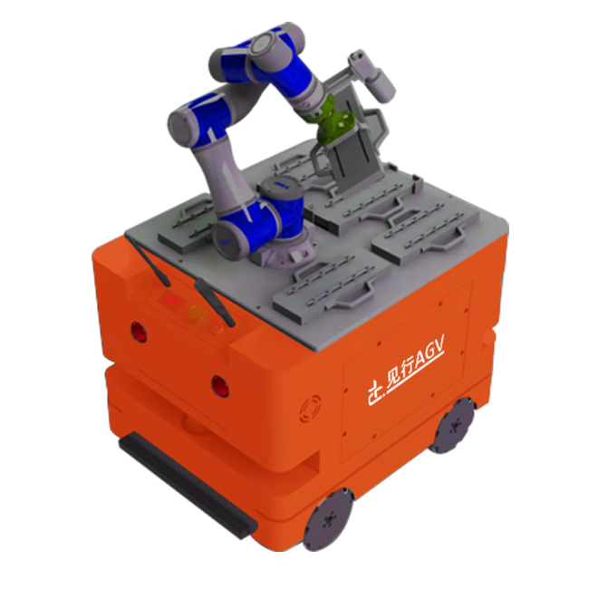 AGV trolley of wheat wheel omni-directional composite robot